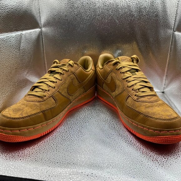 Size 11.5 Nike Air Force 1 Insideout Low Mapple Brown Mens Sneaker‎ 312486-271 - Picture 7 of 11